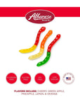 Albanese World's Best Large Assorted Fruit Gummi Worms, 5lbs of Candy