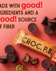 good! Snacks Vegan Protein Bars, Chocolate Peanut Butter Bar  (12 Bars)(60g per pack)