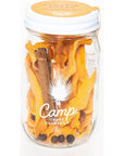 Camp Craft Cocktail Mix  Pumpkin Smash  Fall Festive Drink Mixer Infusion Kit with Dehydrated Fruit Herbs and Vegan Sugar  16 oz Glass Jar Mixer for Cocktails Margaritas and Mocktails  Serves 8