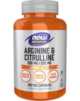 Now Foods Arginine & Citrulline Veg Capsules