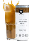 Nitro Brew Iced Coffee Beverages - Two Bears Black Coffee With Oat Milk Drink - (12-Pack - 7 oz Can)