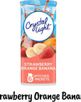 Crystal Light Kid Flavor Variety Pack Of 6  12 Quart Canisters  1 Each Of Lemonade Pink Lemonade Fruit Punch Concord Grape Strawberry Orange Banana Raspberry Lemonade Bundled with a stirring Spoon