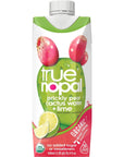 True Nopal Organic Cactus Water Prickly Pear Plus Lime 169 Fl Oz Pack of 12