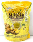 Prince of Peace Instant Ginger Honey Crystals with Lemon 60 Sachets  Instant Hot or Cold Beverage  Easy to Brew  Drink Like a Tea  Caffeine and Gluten Free  Real Ginger