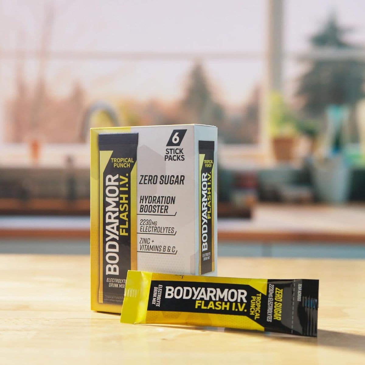 BODYARMOR Flash IV Electrolyte Packets - Just Add Sticks To Liquid (6 ...