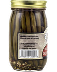 Amish Wedding Hot Garlic Dilly Beans 16oz Pack of 2