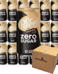 Dr pepper ZERO Cream soda 12 fl oz 18 cans total 216 fl oz