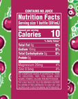 Splash Fizz Black Cherry Flavored Sparkling Water Zero Sugar with Electrolytes 20 Fl Oz 12 Pack