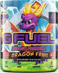 G Fuel Spyro The Dragon Energy Powder, Sugar Free, Clean Caffeine Focus Supplement, Water Mix, Dragon Fruit Flavor, Focus Amino, Vitamin + Antioxidants Blend - 9.8 oz (40 Servings)