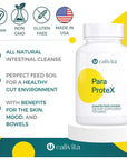 ParaProteX – Detox Cleanse for Humans – Dewormer for Humans - All Natural 10 Ingredient