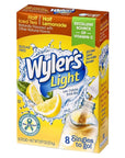 Wylers Light Singles To Go Powder Packets Water Drink Mix Half Iced Tea  Half Lemonade 8 Packets per Box Pack of 3