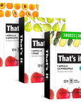 That's it. (36 Count) Variety Pack | Apricot, Pear, and Pineapple Flavors | 100% Natural Real Fruit Bars Plant-based, Vegan, Gluten-free, No Added Sugar, Top 12 Allergen Free