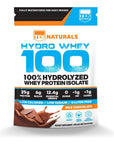 TEK Naturals Hydro Whey 100™ (Chocolate) - 100% Whey Protein Hydrolysate Powder - 30 Day Supply - Best Tasting