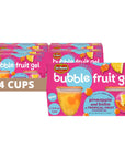 Del Monte Bubble Fruit Pineapple Gel Tropical Fruit Cup Snacks 45 Ounce  4 Count Pack of 6