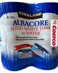 Kirkland Signature Solid White Albacore Tuna 7 Ounce  8 Count Pack of 1