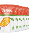 Nature’s Turn Freeze-Dried Fruit Snacks, Mango Crisps, Pack of 6 (0.53 oz Each)