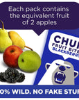 Chum Fruit Bites 100% Real Fruit Snacks | Berry, 72 Pack | Non-GMO, No Added Sugar or Preservatives | Top 12 Allergen and School Friendly, Nut-Free, Gluten-Free, Vegan, Kosher, Paleo