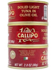 Italian Canned Tuna in Olive Oil Callipo 28 Oz Pack of 9