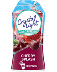 Crystal Light Liquid Cherry Splash Energy Drink Mix with Caffeine 162 oz Bottle