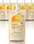 USDA Organic Yuzu Citron Juice  6 Pouches  Ready to Drink ONTHEGO Vegan Kids Juice Yuzu Beverage Rich in Vitamin C Korean Honey Citron Tea by Korean Drink