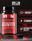 Testosterone Booster for Men - Estrogen Blocker - Supplement Natural Energy, Strength & Stamina - Lean Muscle Growth - Increase Male Performance