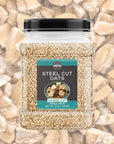 Birch  Meadow Steel Cut Oats 3 lb Whole Grain Irish Oat Meal Breakfast