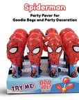 Pop Ups Spiderman Lollipop Holder  12 Chupa Chups Lollipops with Cases  Individually Wrapped Candy Party Favors  Spiderman Candy  Bulk Set of 12