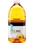 Amazon Brand - Happy Belly 100% Apple Juice - 64 Fl Oz Bottle