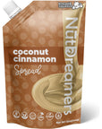 Nut Dreamers Coconut Cream and Cinnamon Spread Coconut Butter for Pancakes Yogurt or Smoothies KetoFriendly Vegan GlutenFree NonGMO Sugar and Preservatives Free 12oz