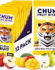 Chum Fruit Bites 100% Real Fruit Snacks | Mango, 72 Pack | Non-GMO, No Added Sugar or Preservatives | Top 12 Allergen and School Friendly, Nut-Free, Gluten-Free, Vegan, Kosher, Paleo