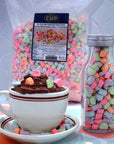 By The Cup Assorted Dehydrated Cereal Marshmallow Bits 26 Pound Bulk