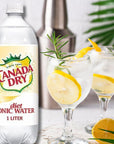 Canada Dry 1 Liter Drink Mixers  Tonic Zero Tonic Club Soda and Ginger Ale  Bundled by Louisiana Pantry Zero Tonic 4 Pack