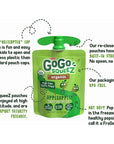 GoGo Squeeze Applesauce Pouches Apple Manga Banana Cinnamon Strawberry Apple Sauce Pouches for kids Unsweetened Fruit on the Go BETRULIGHT Value 32 oz 16 Pack