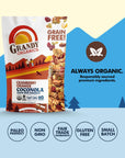 Grandy Organics Cranberry Orange Coconola Granola Certified Organic Gluten Free Grain Free Cranberry Granola 9oz Each Pack of 3