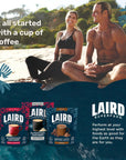 Laird Superfood Hydrate Coconut Water  Electrolyte Drink Mix  Mango Pineapple 10 Single Serve Sticks  0g Added Sugar  No Artificial Ingredients  Onthego Hydration