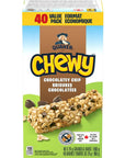 QUAKER CHEWY Chocolate Chip Granola Bars 960g339 oz 40 Count Imported from Canada