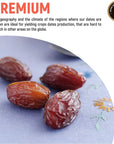 King Solomon 100 Organic Premium Medjoul Medjool Dates 22lbs