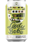 Pack of 24 Lady Boba 24 Cans Milk Bubble Tea with Boba Pearls in a Can 107ozcan with Thank You Card Choose One from Variety of Flavors Classic Brown Sugar Taro Matcha Latte Ready To Drink Beverage Matcha