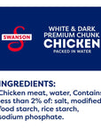 Swanson White and Dark Premium Chunk Canned Chicken Breast in Water Fully Cooked Chicken 975 OZ Can