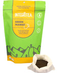 IntegriTEA Green Mango Flavored Green Tea 6 Organic Unsweetened Iced Tea Bags 6 Gallons Hot or Cold Brew Fairly  Sustainably Sourced