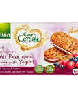 Gullon Yogurt Cream with Oat and Red Fruit Sandwich Cookies Box - 220 g