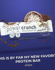 Power Crunch Protein Wafer Bars High Protein Snacks with Delicious Taste Chocolate Chip Cheesecake 14 Ounce 12 Count