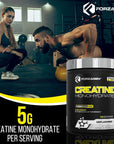 FORZAGEN Creatine Monohydrate Powder Unflavored, Micronized Creatine Powder for Muscle Gain for Men & Women, Creatina Monohidratada en Polvo, Creatina para Aumentar la Masa Muscular - 72 Servings