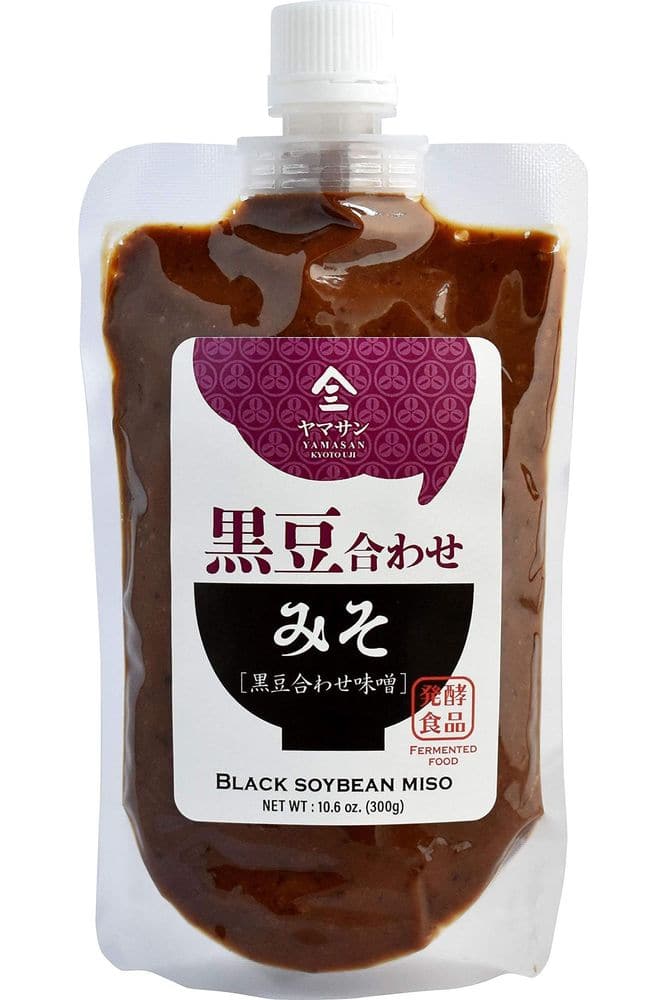 Awase Miso Paste, Black bean, Handmade in Kyoto Japan 300g(10.58OZ),NON-GMO,NON-MSG?YAMASAN?