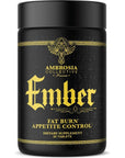 Ambrosia Ember™ Thermogenic Fat Burner & Appetite Support Supplement Pills - 30 Capsule