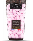 Medicis Premium Candied Almond Dragees French Jordan Almonds Sugar Coated Candies Ideal as a Party Favor for Weddings and Baby Showers 75 count bag 88oz Pink