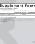 Sports Research Vegan NAC Supplement (N-Acetyl Cysteine) 600 mg - Supports Antioxidant Activity - Non-GMO 90 NAC Powder Capsules - NAC 600 mg - N-Acetyl-L-Cysteine - N Acetyl Cysteine