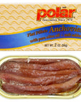 MW Polar Flat Anchovies In Olive Oil 2 Oz Pack of 18