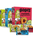 Bobos Oat Bites Stuffd Variety Pack Strawberry Original Chocolate Chip and Apple Pie Pack of 30 13 oz Bites Gluten Free Whole Grain Rolled Oats