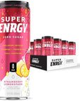 Super ENRGY Healthy Energy Drink - 20 Calories, 12 pack